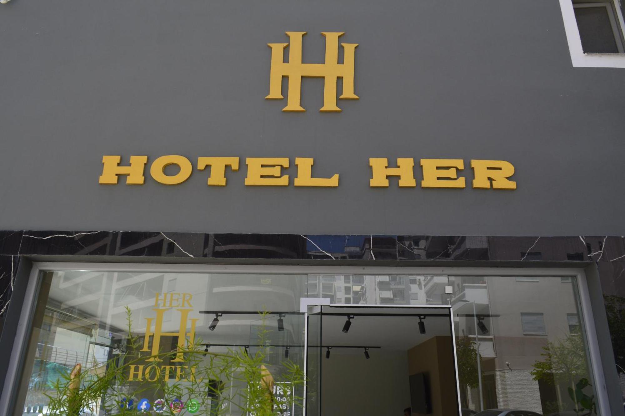 Hotel HER Vlorë Exterior foto