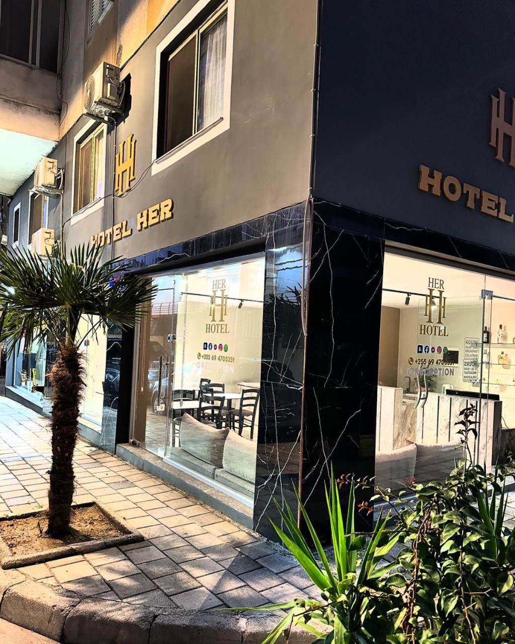 Hotel HER Vlorë Exterior foto