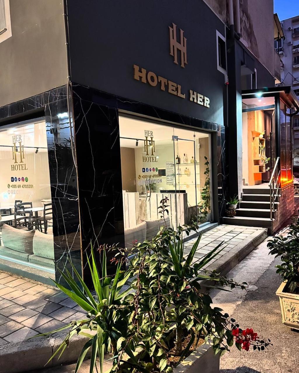 Hotel HER Vlorë Exterior foto
